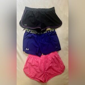 3 EUC Under Armor Shorts Bundle